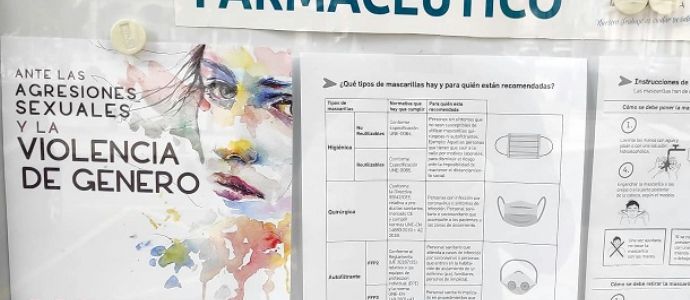 Los farmacuticos de Castilla-La Mancha y del pas, siempre de guardia contra la violencia de gnero